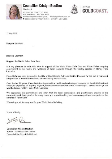 Letter of support Letter of support